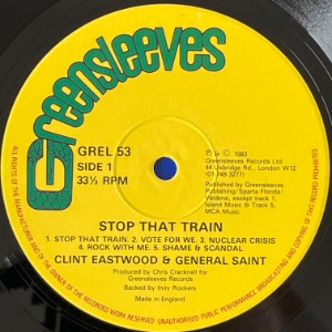 Clint Eastwood &amp; General Saint - Stop That Train