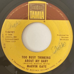 Marvin Gaye - Too Busy Thinking About My Baby / Wherever I Lay My Hat (That&#039;s My Home)
