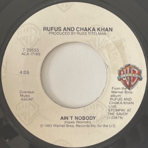 Rufus &amp; Chaka Khan - Ain&#039;t Nobody