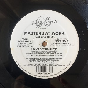 Masters At Work Featuring India - I Can&#039;t Get No Sleep