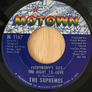 The Supremes - Everybody&#039;s Got The Right To Love / But I Love You More