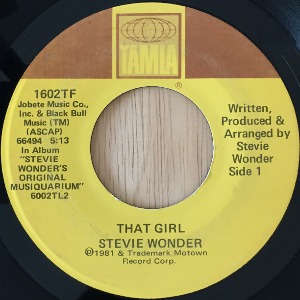 Stevie Wonder - That Girl / All I Do