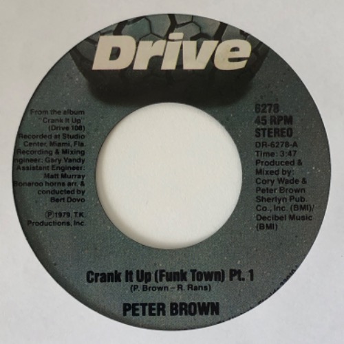 Peter Brown - Crank It Up (Funk Town)
