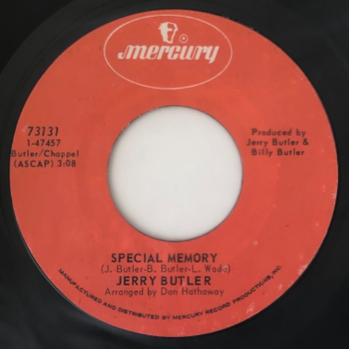 Jerry Butler - Special Memory / How Does It Feel