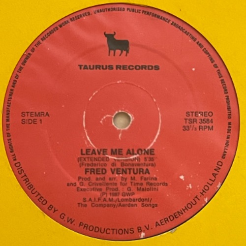 Fred Ventura - Leave Me Alone
