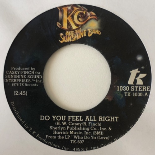 KC And The Sunshine Band - Do You Feel All Right