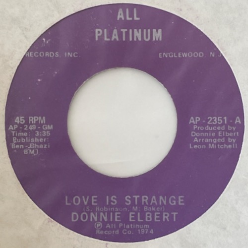 Donnie Elbert - Love Is Strange