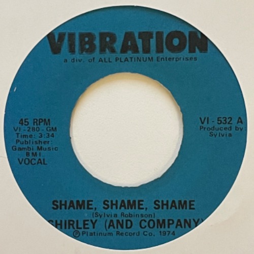 Shirley (And Company) - Shame, Shame, Shame