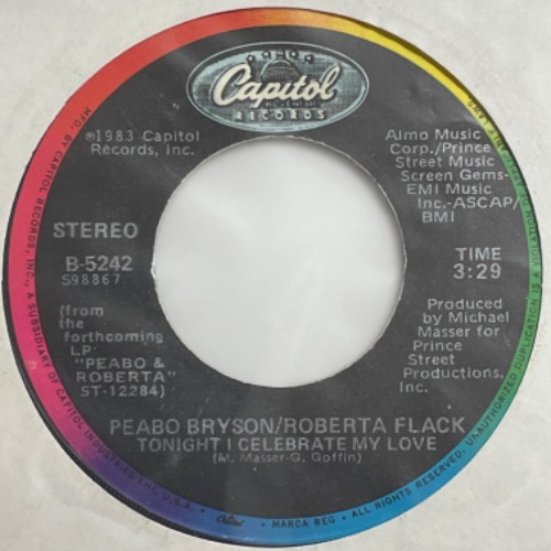 Peabo Bryson / Roberta Flack - Tonight, I Celebrate My Love