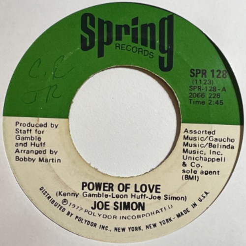 Joe Simon - Power Of Love / The Mirror Don&#039;t Lie