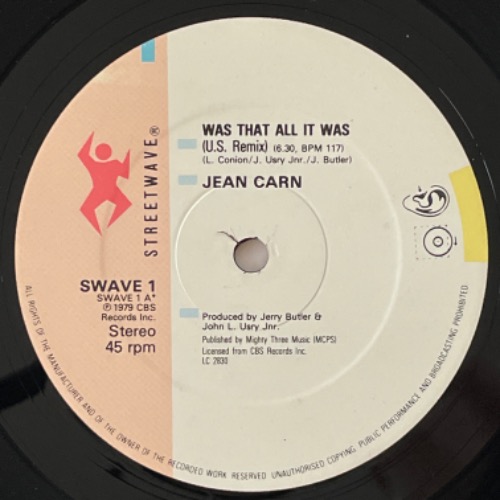 Jean Carn / Philadelphia International All Stars - Was That All It Was / Let&#039;s Clean Up The Ghetto