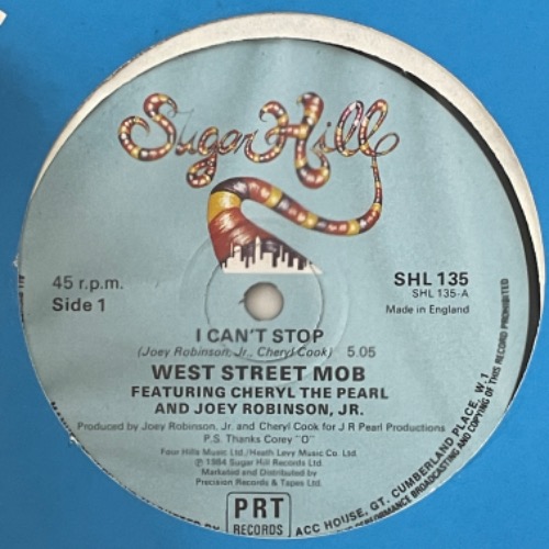West Street Mob Featuring Cheryl The Pearl And Joey Robinson, Jr. - I Can&#039;t Stop