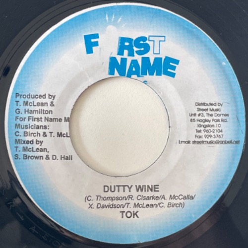T.O.K. / Monster Twins Feat Flex - Dutty Wine / Living The Life