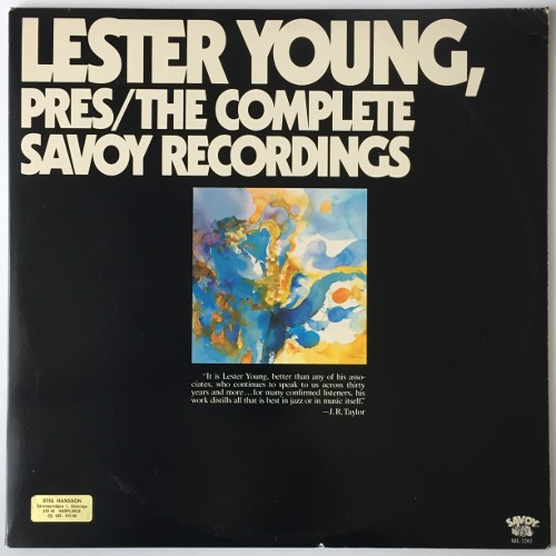 Lester Young - Pres/The Complete Savoy Recordings [2 x LP]