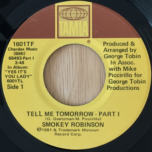 Smokey Robinson - Tell Me Tomorrow - Part I &amp; Part II