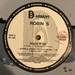 Robin S. ‎– Back It Up (The Remixes Part II)