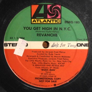 Revanche - You Get High In N.Y.C. / Music Man
