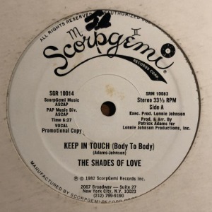 The Shades Of Love - Keep In Touch (Body To Body)