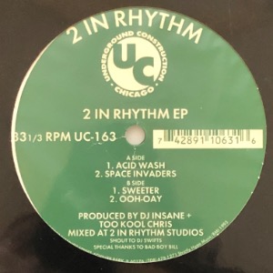 2 In Rhythm - 2 In Rhythm EP