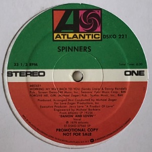Spinners - Medley - Working My Way Back To You / Forgive Me Girl