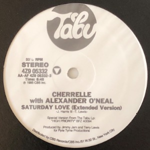 Cherrelle With Alexander O&#039;Neal - Saturday Love