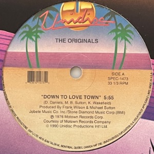 Tavares / The Originals - It Only Takes A Minute / Down To Love Town