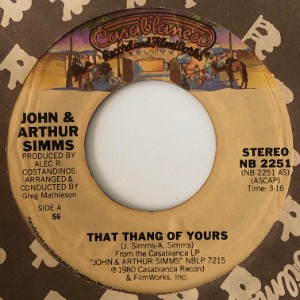 John &amp; Arthur Simms - That Thang Of Yours