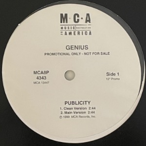 Genius / GZA - Publicity