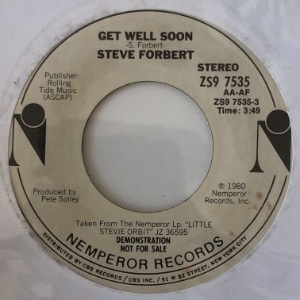 Steve Forbert - Get Well Soon