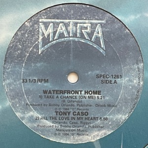 Waterfront Home / Tony Caso / Ray Vista / New York Models - Take A Chance (On Me) / All The Love In My Heart / Don&#039;t Let It Go / Love On Video