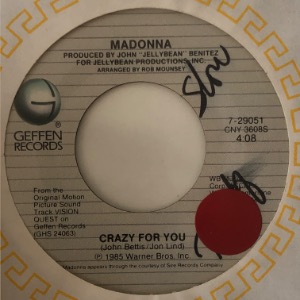 Madonna / Berlin - Crazy For You / No More Words