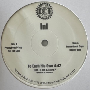 INI featuring Pete Rock - To Each His Own / Step Up