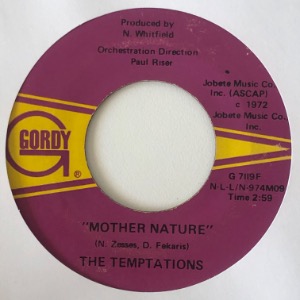 The Temptations - Mother Nature / Funky Music Sho Nuff Turns Me On