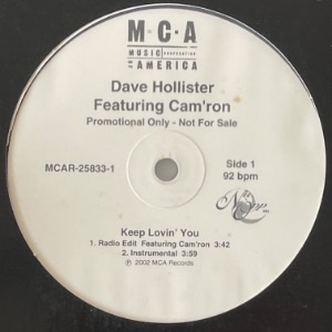Dave Hollister Featuring Cam&#039;Ron - Keep Lovin&#039; You