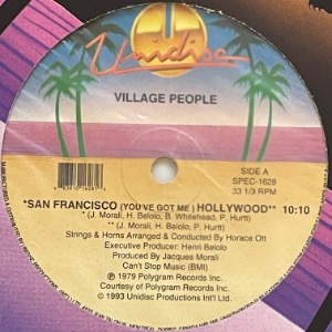 Village People / Skatt Bros. - San Francisco (You&#039;ve Got Me) Hollywood / Walk The Night