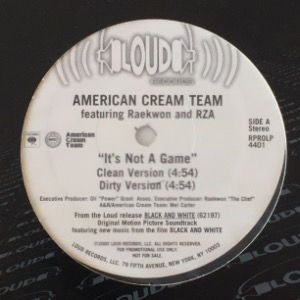 American Cream Team Featuring Raekwon And RZA - It&#039;s Not A Game