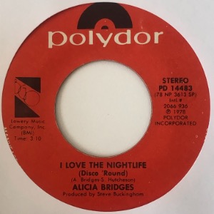 Alicia Bridges - I Love The Nightlife (Disco &#039;Round)