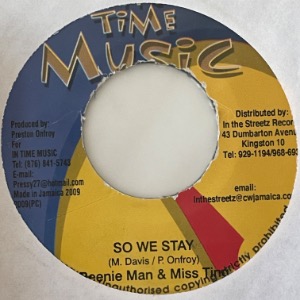 Beenie Man / Miss Thing - So We Stay