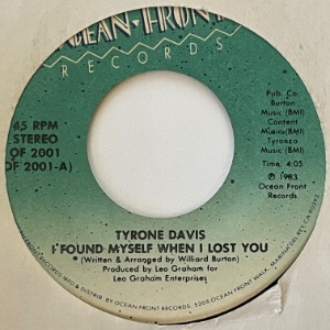 Tyrone Davis - I Found Myself When I Lost You