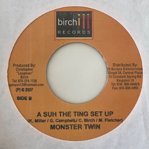 Ninja Man / Monster Twin - Water Come A Mi Eye / A Suh The Ting Set Up
