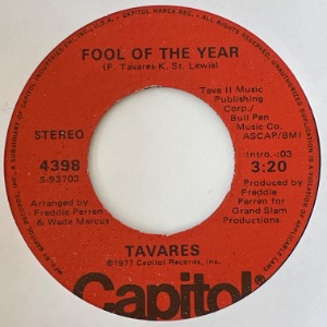 Tavares - Whodunit / Fool Of The Year