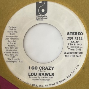 Lou Rawls - I Go Crazy
