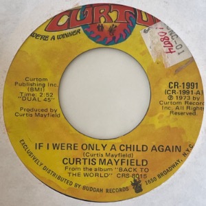 Curtis Mayfield - If I Were Only A Child Again