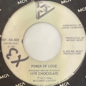 Hot Chocolate - Every 1&#039;s A Winner / Power Of Love