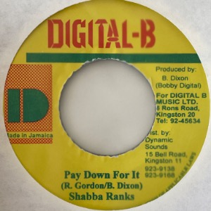 Shabba Ranks - Pay Down For It