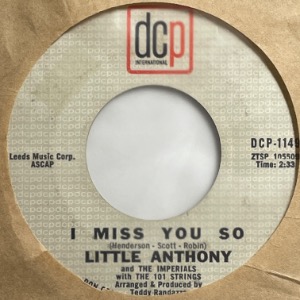 Little Anthony And The Imperials - I Miss You So