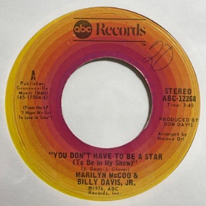 Marilyn McCoo &amp; Billy Davis Jr. - You Don&#039;t Have To Be A Star (To Be In My Show)