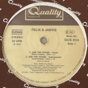 Felix &amp; Jarvis - Jam The House