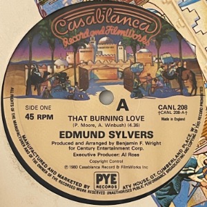 Edmund Sylvers - That Burning Love / You Went Away