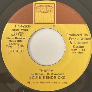 Eddie Kendricks - Happy / Deep And Quiet Love